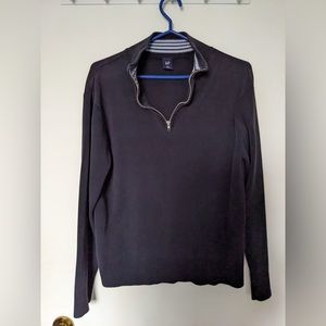 Gap dark blue sweater size medium some damage on the inside collar.